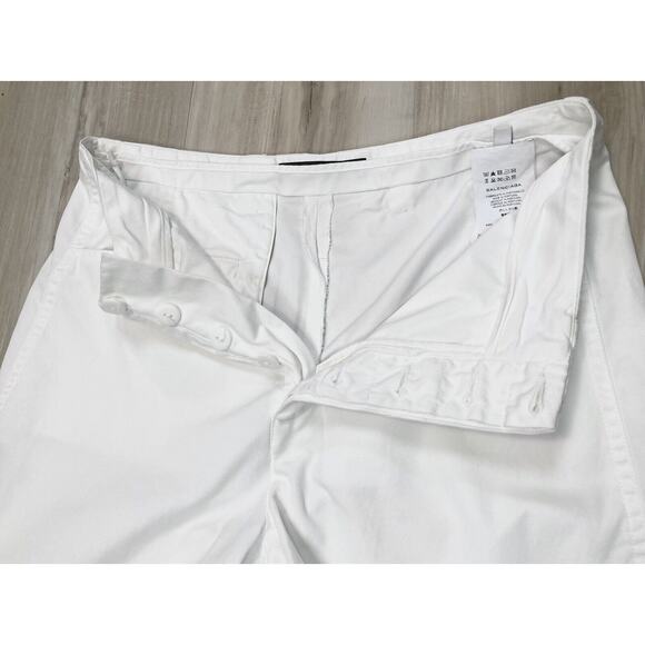 BALENCIAGA Women’s 6 US /36 EU Pants Crop White Y2K Leg Grommets Vintage Rare - Picture 10 of 16